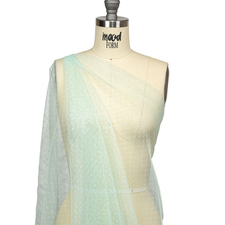 Point D'Esprit Tulle - Mint - Remi Collection
