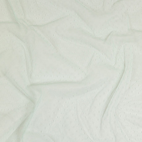 Point D'Esprit Tulle - Mint - Remi Collection