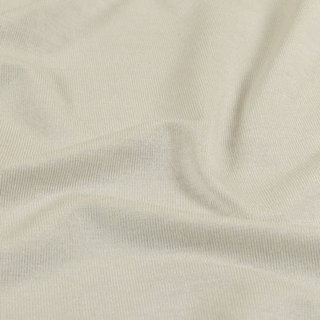Whisper White Stretch Rayon Jersey