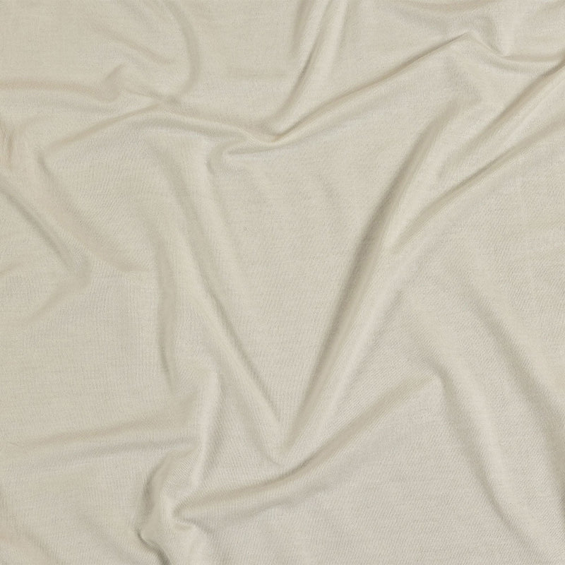 Whisper White Stretch Rayon Jersey
