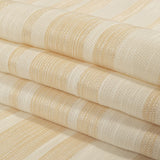 Pale Gold and Ivory Striped Polyester Woven