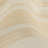 Pale Gold and Ivory Striped Polyester Woven