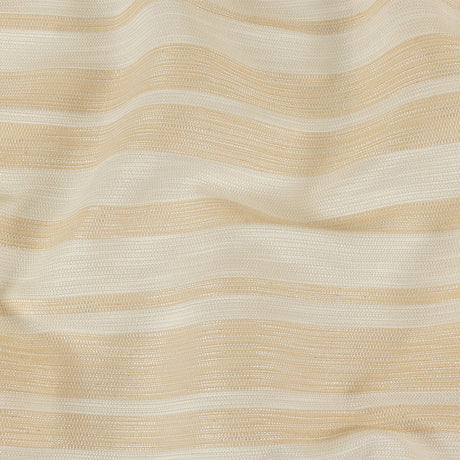 Pale Gold and Ivory Striped Polyester Woven