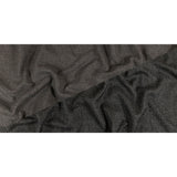 Black and Gray Diagonal Stripes Blended Wool Twill Double Cloth Coating