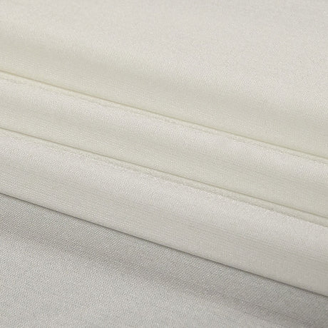 White Lightweight Stretch Polyester Tricot