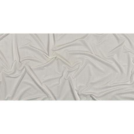 White Lightweight Stretch Polyester Tricot