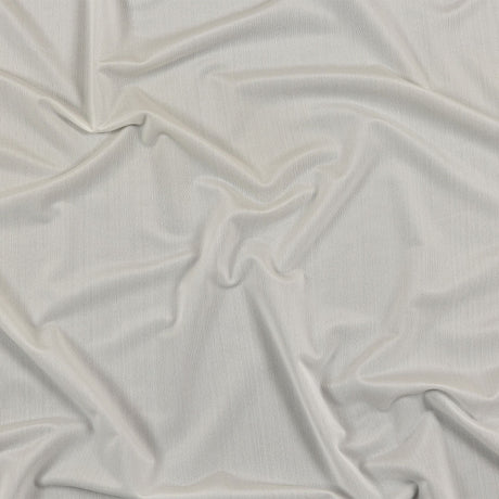 White Lightweight Stretch Polyester Tricot