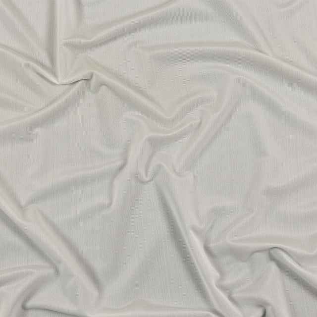 White Lightweight Stretch Polyester Tricot