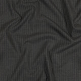 Gray and Beige Pinstriped Cotton and Polyester Suiting
