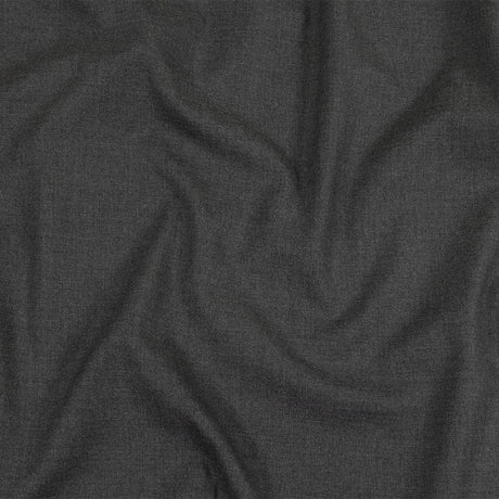 Heathered Gray Stretch Polyester Suiting