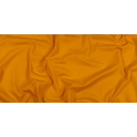Golden Yellow Polyester and Cotton Poplin