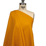 Golden Yellow Polyester and Cotton Poplin