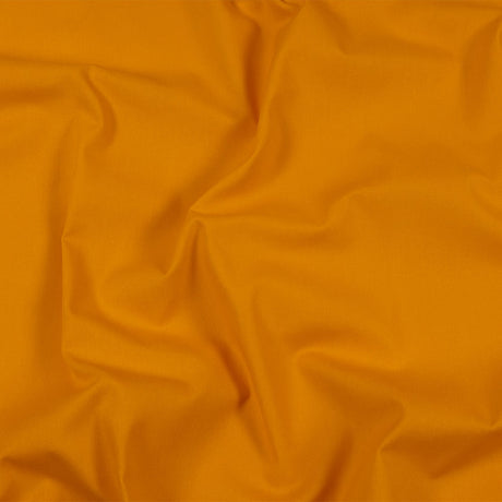 Golden Yellow Polyester and Cotton Poplin