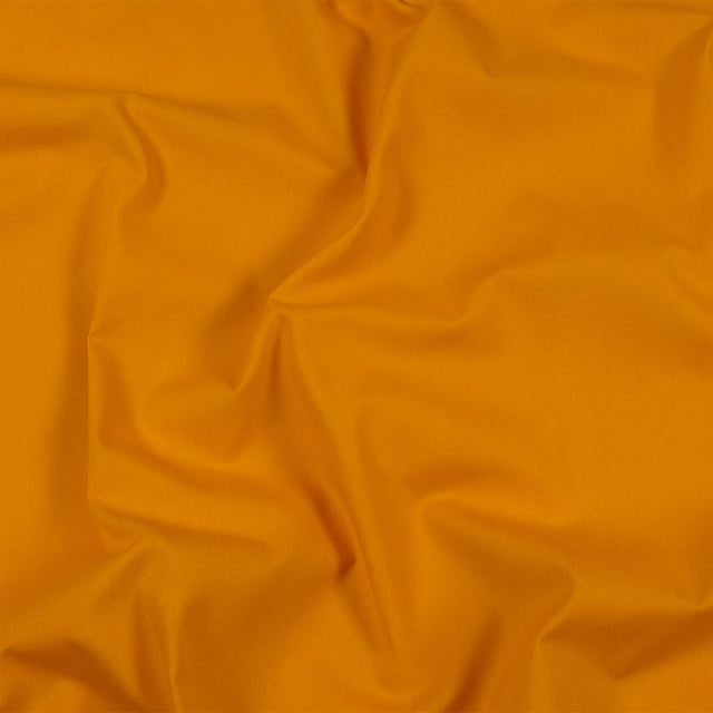 Golden Yellow Polyester and Cotton Poplin