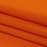 Carrot Polyester and Cotton Poplin
