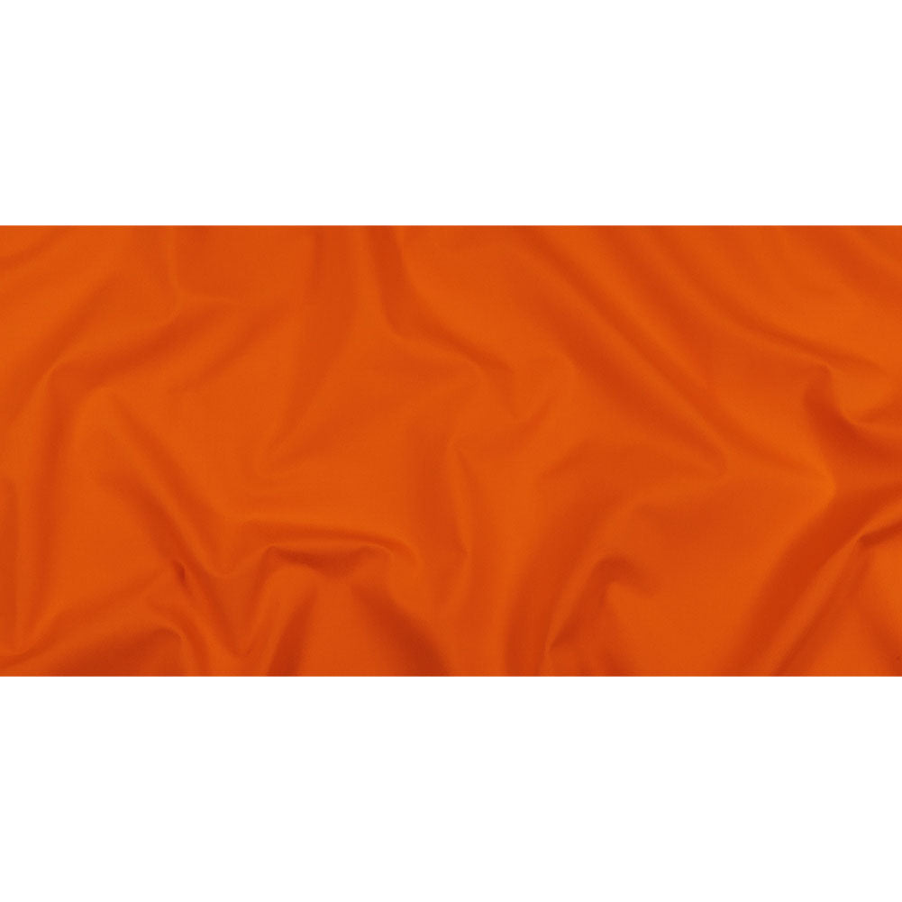 Carrot Polyester and Cotton Poplin