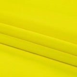 Hi-Vis Safety Yellow Polyester and Cotton Poplin