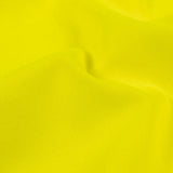Hi-Vis Safety Yellow Polyester and Cotton Poplin