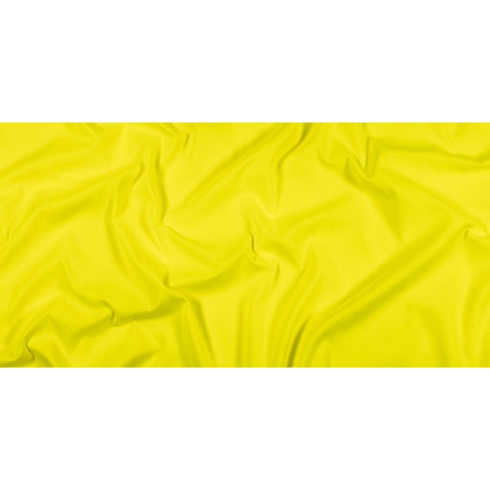 Hi-Vis Safety Yellow Polyester and Cotton Poplin