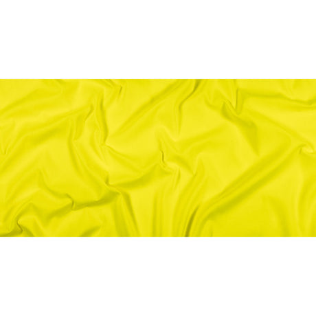 Hi-Vis Safety Yellow Polyester and Cotton Poplin