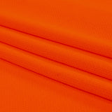 Hi-Vis Neon Orange Polyester Pique Knit