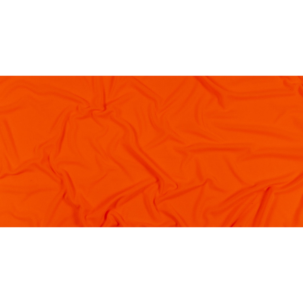 Hi-Vis Neon Orange Polyester Pique Knit