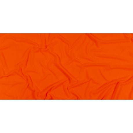 Hi-Vis Neon Orange Polyester Pique Knit