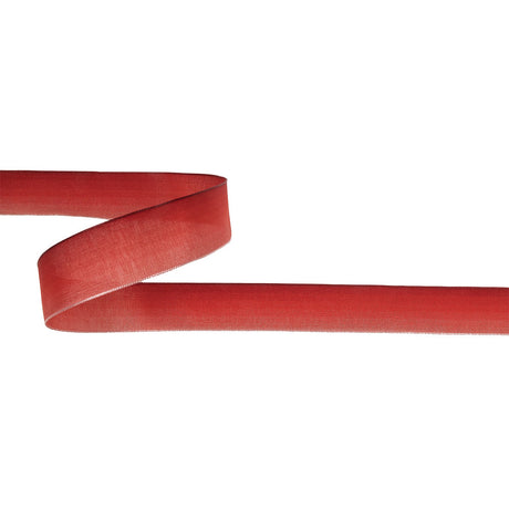 Red Ombre Wire Edged Ribbon - 0.875"