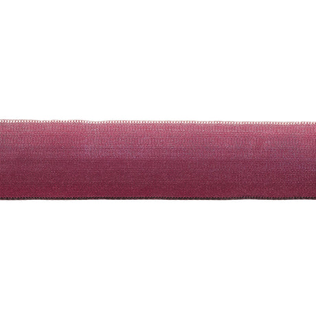Light Pink and Plum Caspia Ombre Wire Edged Ribbon - 0.875"