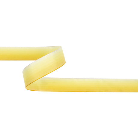 Daffodil and White Ombre Wire Edged Ribbon - 0.875"