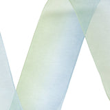 Sheer Blue and Kiwi Ombre Ribbon - 1.5"