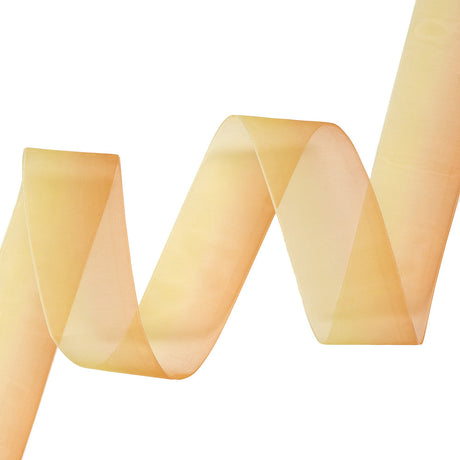 Sheer Yellow and Orange Ombre Ribbon - 1.5"
