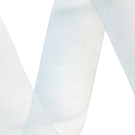 Sheer Blue and Barely Blue Ombre Ribbon - 1.5"