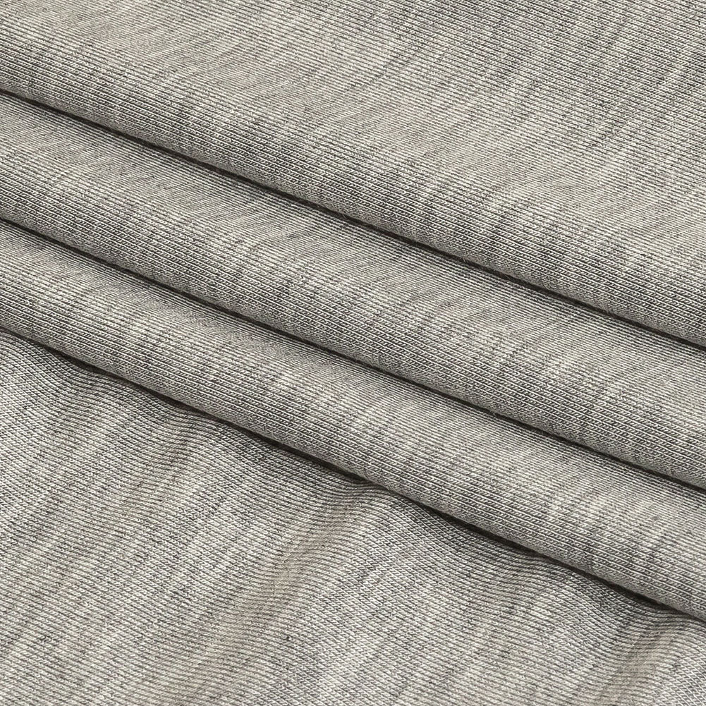 Ultra-Soft Rayon Jersey - Heathered Gray - Cyrus Collection