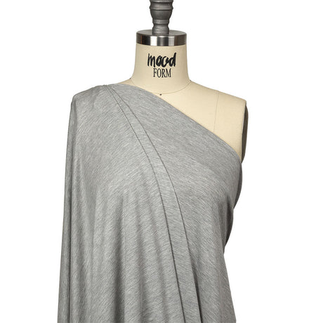 Ultra-Soft Rayon Jersey - Heathered Gray - Cyrus Collection