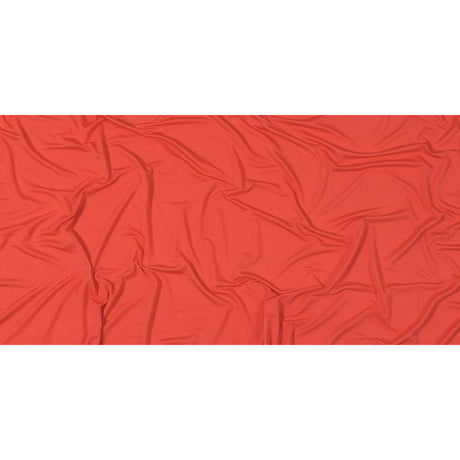 Ultra-Soft Rayon Jersey - Deep Coral - Cyrus Collection