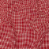 Pima Cotton Shirting - Red and White Plaid