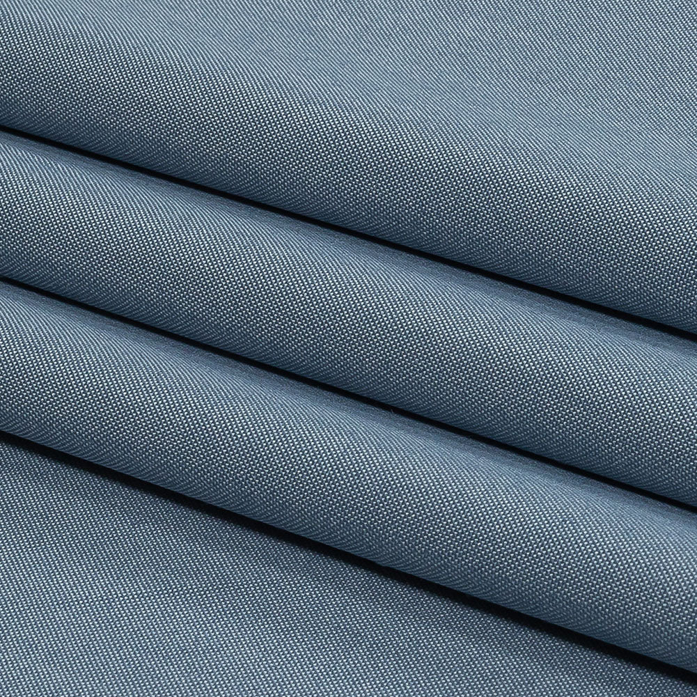 Liz Claiborne Coastal Blue Stretch Polyester Chambray