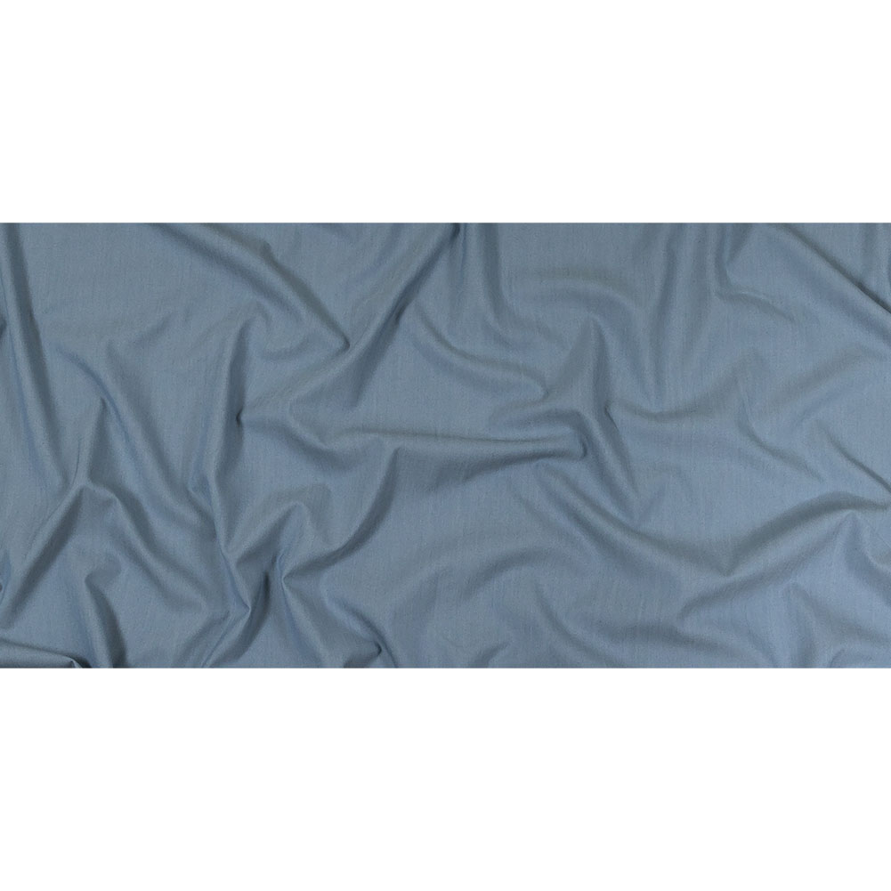 Liz Claiborne Coastal Blue Stretch Polyester Chambray