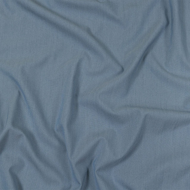 Liz Claiborne Coastal Blue Stretch Polyester Chambray