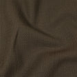 Teak and Turtle Green Net-Like Cotton and Polyester Novelty Woven