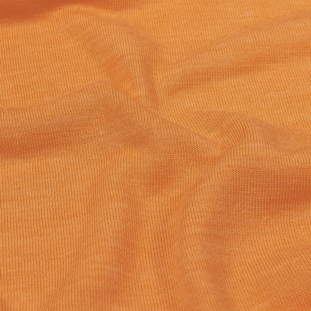 Creamsicle Striated Polyester Jersey