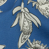 Mood Exclusive Light Blue Illustrated Cultivation Stretch Cotton Woven