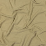 Beige Stretch Polyester Crepe Knit