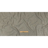 Gray, Ivory and Metallic Silver Houndstooth Brushed Polyester Woven