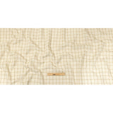Rainy Day and Metallic Gold Plaid Polyester Boucle