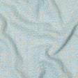 Sky Blue, Oyster White and Metallic Silver Polyester Tweed