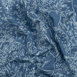 Mood Exclusive Country Blue Potted Pleasantries Cotton Poplin