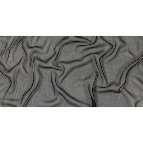 Black Polyester Chiffon