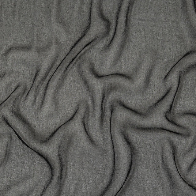 Black Polyester Chiffon